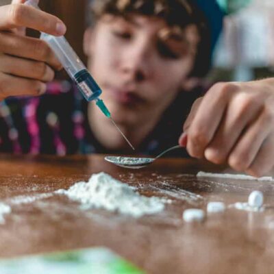 Nastolatek uzależniony od narkotyków